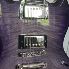 Epiphone SG Modern Figured Purple Burst Electric Guitar with Split Coil