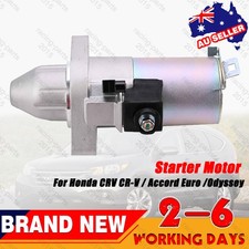 Starter Motor Auto/Manual For Honda CRV CR-V Petrol 4 cyl 2.4L K24A1 01-2007 RD