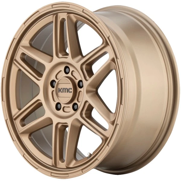 KMC KM716 Nomad 17x8 5x4.5" +38mm Bronze Wheel Rim 17" Inch Foto 2 de 4