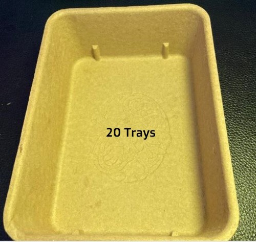 Seed Starter Trays  8" x 6" x 2-1/2"  (Qty. 20)  Eco-Friendly Storage Boxes