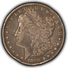 1895-O $1 Morgan Silver Dollar - Authentic VF New Orleans Key Date - SKU-B5894