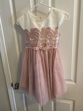 Girls Jona Michelle Easter Blush Dress Size 7