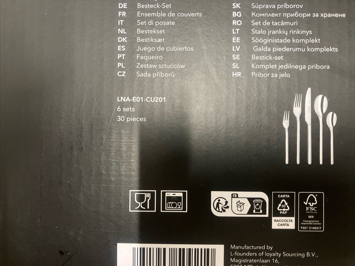NACHTMANN MASTERPIECE Besteckset 30 Teile (6 Sets) rostreier 