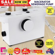 600W Macerator Sewage Pump for Toilet Sink Shower – Waste Water Disposal Unit