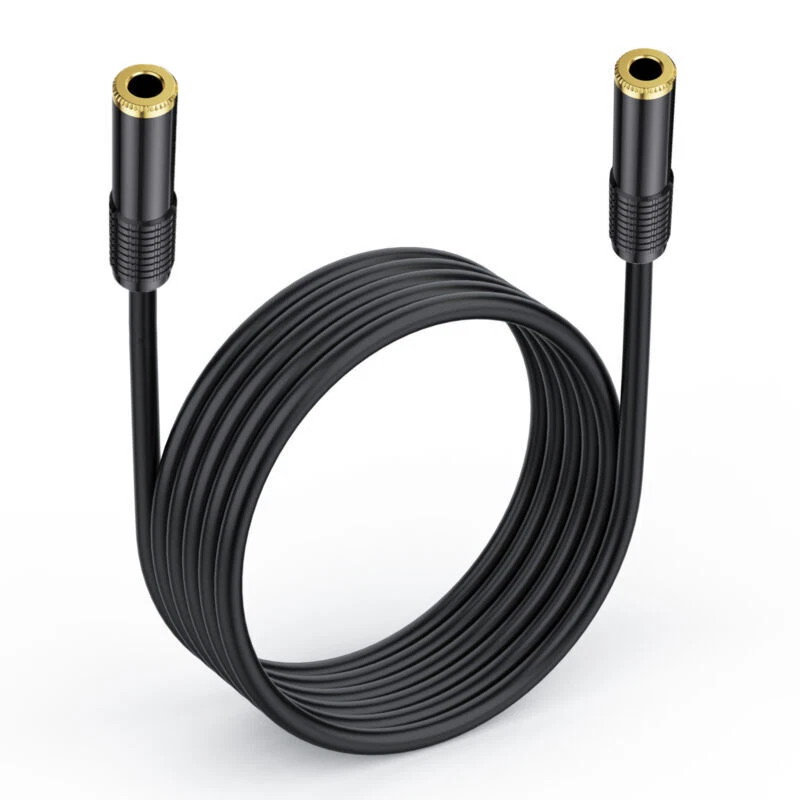 6.35mm to 6.35mm Female Audio Extension Cable for Amplifier Keyboard Guitar 1.8m - Image 4 of 4