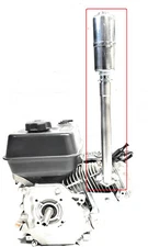 Exhaust With Muffler for: Predator 212cc,Honda GX160, GX200, DuroMax 7 Hp, 16" 