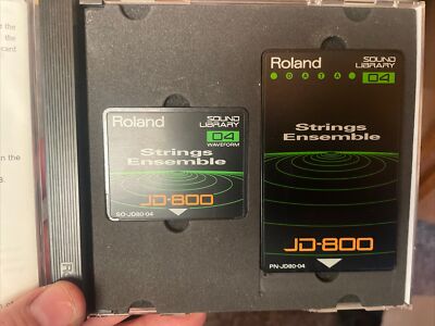 鍵盤楽器 Roland SL-JD80-04 Strings EnsembleJD-800 Roland Sound Library Strings Ensemble PN-JD80-04 & SO-JD80