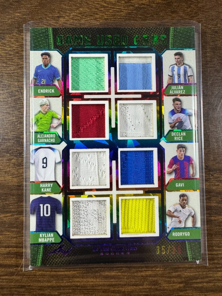 2024 Leaf In The Game Used Gr8s Soccer 35/35 Endrick, Gavi, Mbape  