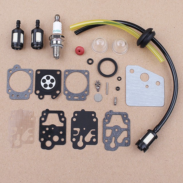 Carburetor Repair Kit Fuel Line For Honda GX35 GX25 HHB25 HHH25 K20WY