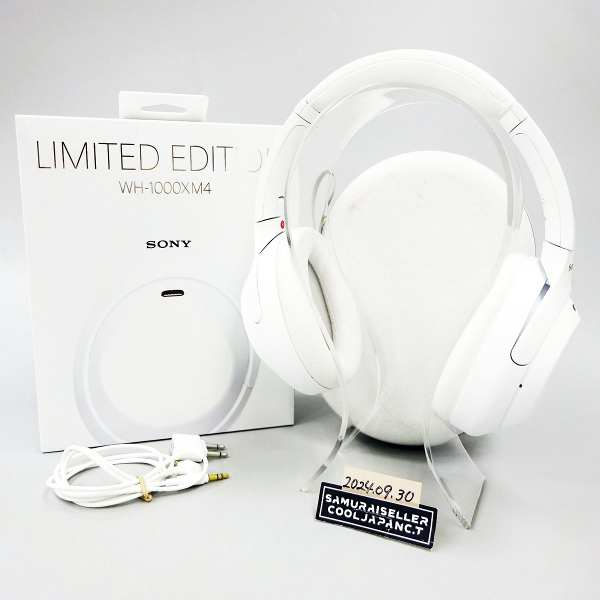 SONY WH-1000XM4 Silent White Limited Wireless Noise Canceling 