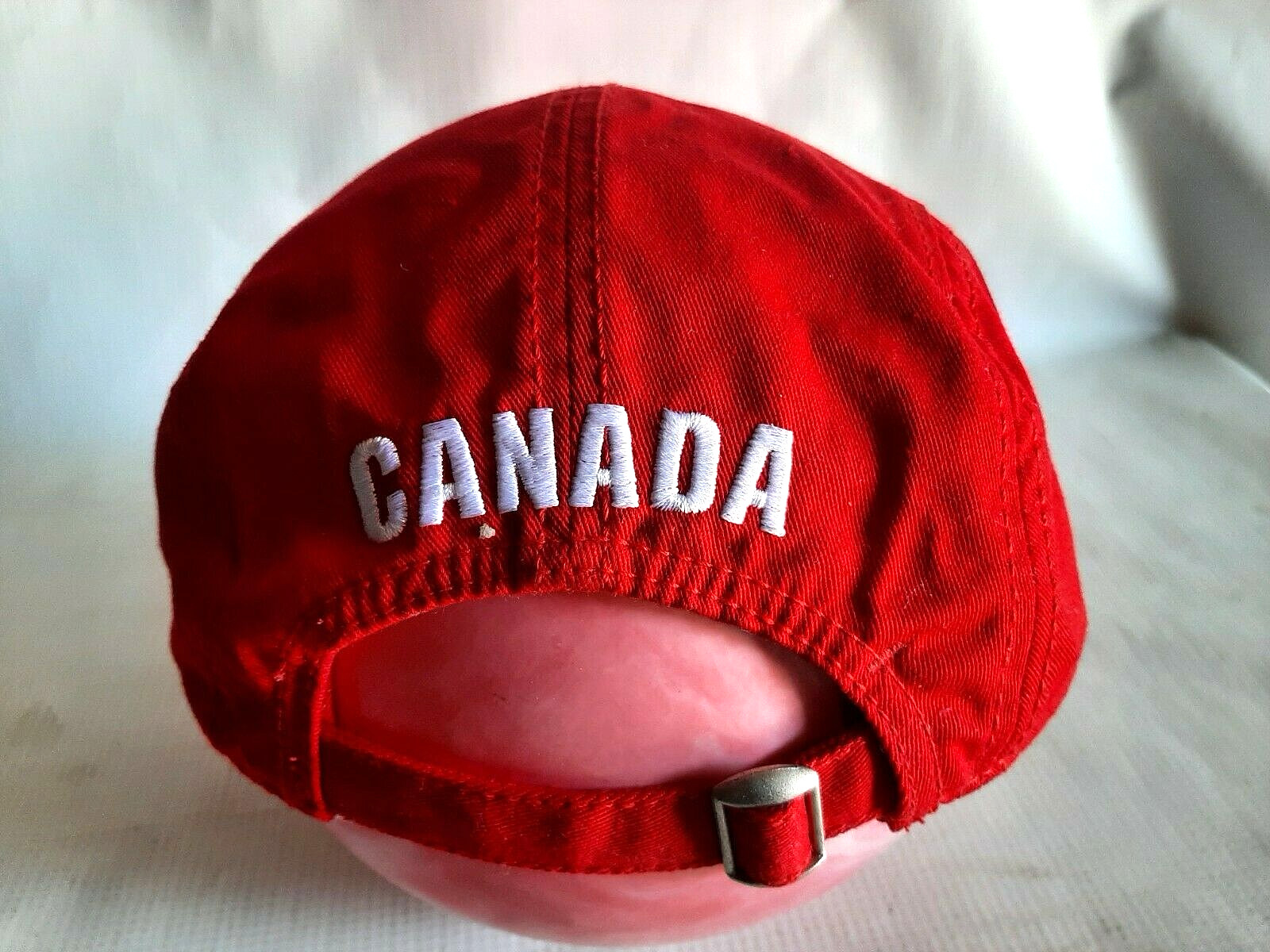 CANADA MAPLE LEAF BallCap Adjustable Strap Hat Ad… - image 5
