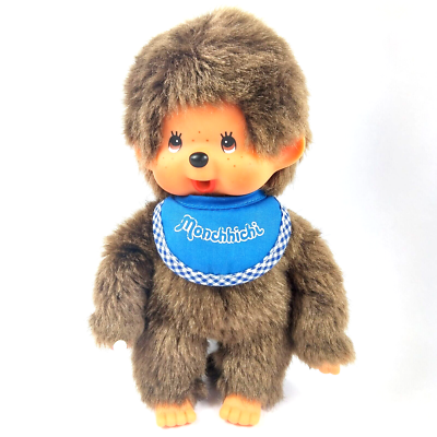 Peluche KIKI MONCHHICHI Géant - 50 Cm - Avec Bavoir, Occasion
