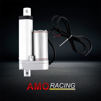 Heavy Duty Linear Actuator 2'' inch Stroke 225 Lb Pound Max Lift 12V Volt DC