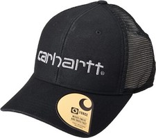 Carhartt Mens Canvas Mesh-Back Logo Graphic C...