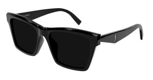 Authentische Saint Laurent Sonnenbrille SL M104/F - 002 schwarz mit schwarzen Gläsern 58 mm *NEU* - Bild 1 von 4