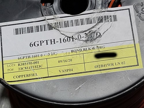 Copperfield 16/2C GPT SAE J1128 Automotive Primary Zip Cord Black ...