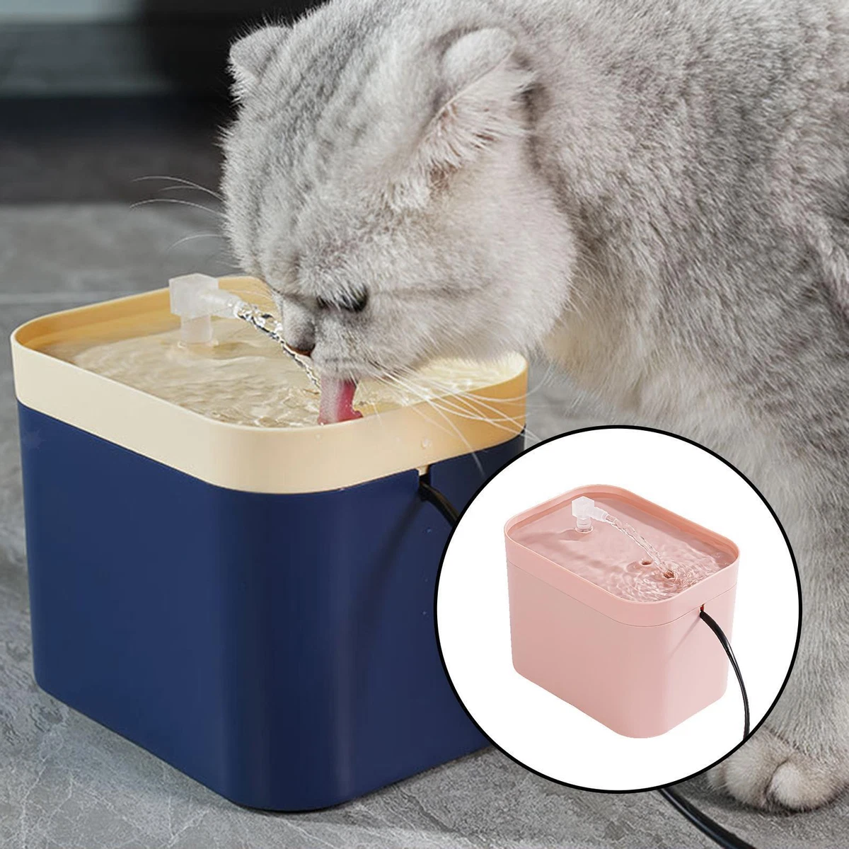 Electric Cat Water Fountain USB for Cat Small Animals Multiple