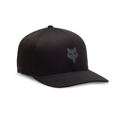 Fox Head Tech Flexfit Mütze Baseball Cap schwarz anthrazit