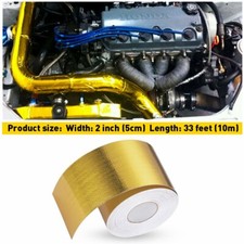 Car 1200 Continuous Heat Reflective Wrap Tape Gold Fireproof Moisture-proof