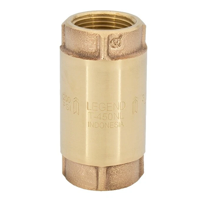 Verificación de primavera y válvulas de pie