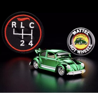 Hot Wheels 2024 RLC Exclusive Kawa-Bug-A Spectra Flame Green With