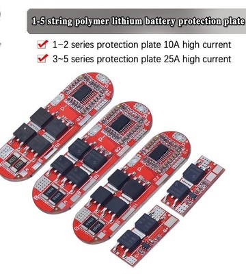 Battery Protection Circuit Board Module 1S 2S 10A 3S 4S 5S 25A BMS PCM 18650 1Pc