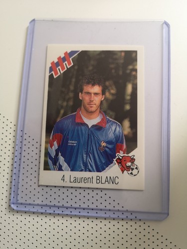 Carte Panini Laurent Blanc Équipe De France 1992 - La Vache Qui Rit #4