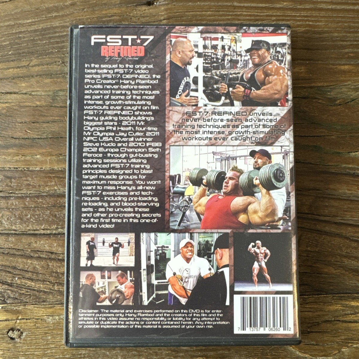 FST 7 Refined DVD Harry Rambod Workout Weightlifting Techniques
