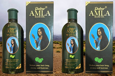 Dabur Amla Hair Oil - Makes your Hair Long, Strong and Lustrous 2 x 180ml