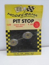 Vintage K  B Mfg Model Pama Slot Car Bearing Blocks Set New Old Stock -A9