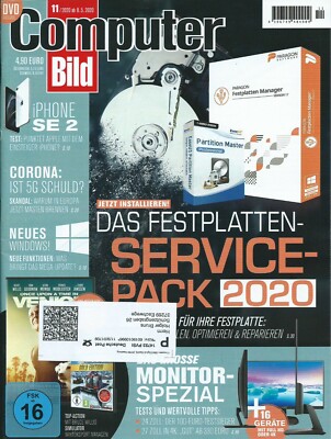 Computer Bild 11/2020 v. 8.5.2020 OHNE DVD - iPhone SE 2, Monitor-Spezial