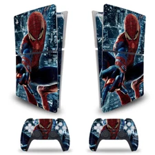 Skin Sticker for PS5 Slim Digital Full Set Protective Vinyl Decal Cover