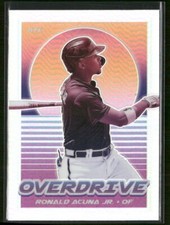 Ronald Acuna Jr. 2021 Panini Chronicles Overdrive Holo #20 - Atlanta Braves