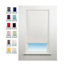 Image of Blackout Roller blind, Plain Straight Colour coded, Thermal 100% Blackout Fabric