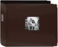 Pioneer 3-Ring Sewn Leatherette Album 12"X12"-Brown Pack of 1