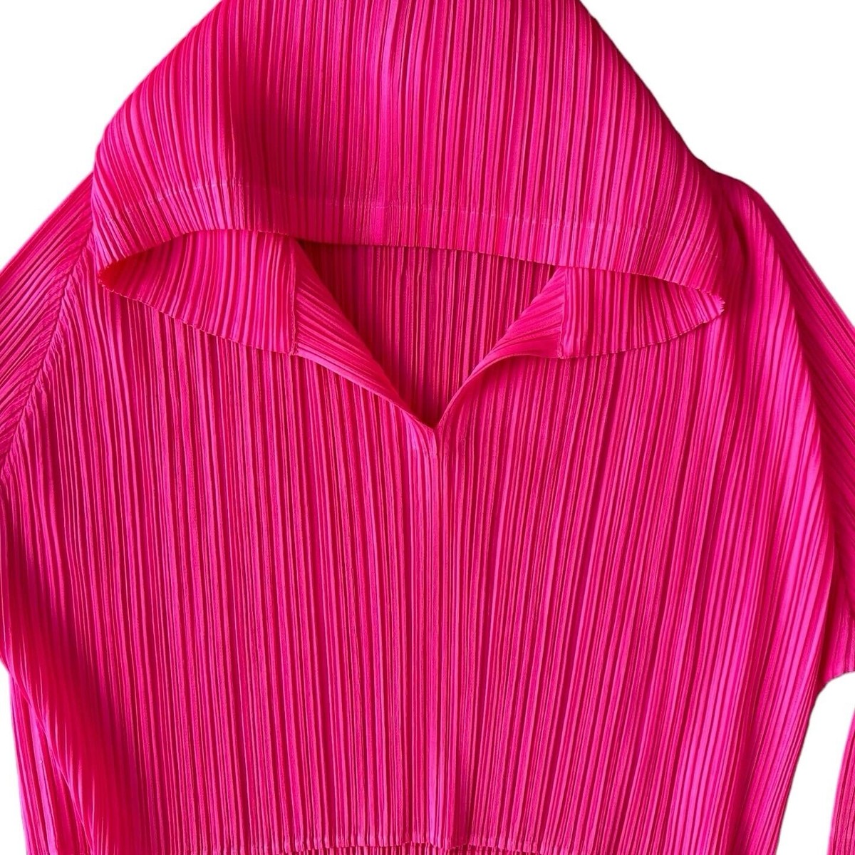 Pleats Please Issey Miyake pleated crop top Size 3 | eBay