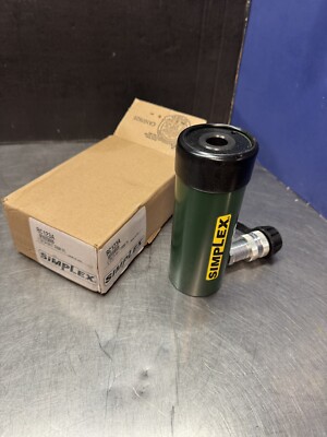 RC123A SIMPLEX 12 TON 3'' STROKE Hydraulic Cylinder HOLLOW, NEW RCH123