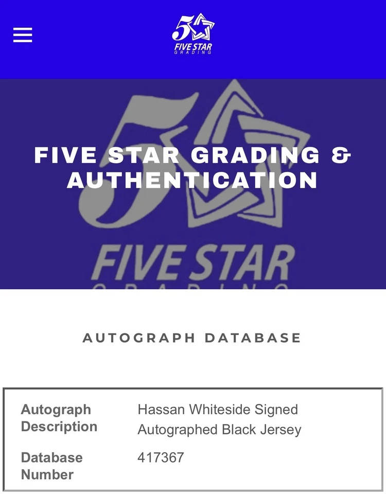 Hassan Niam Whiteside Miami Heat Signed Autographed Adidas Jersey FSG COA - Image 3 of 4