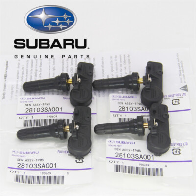 #ad Set of 4PCS TPMS Tire Air Pressure Sensors 28103SA001 28103AJ00A for Subaru WRX $29.99