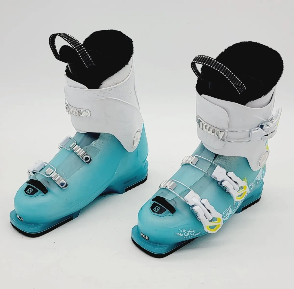 Salomon F3 Girls Ski Boots Mondo Size 24.5 | eBay