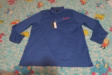 Plumbmaster Wolverine Brass Devon & Jones Men's CrownLux Performance L/S Polo XL