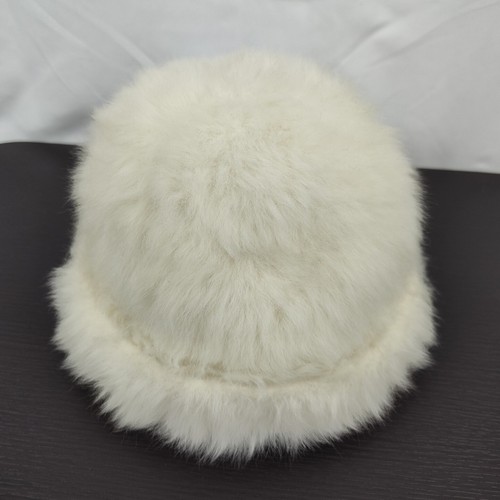 Vintage Lemington Angora Hat Cloche Cream Color Small Mouse France - Picture 4 of 10