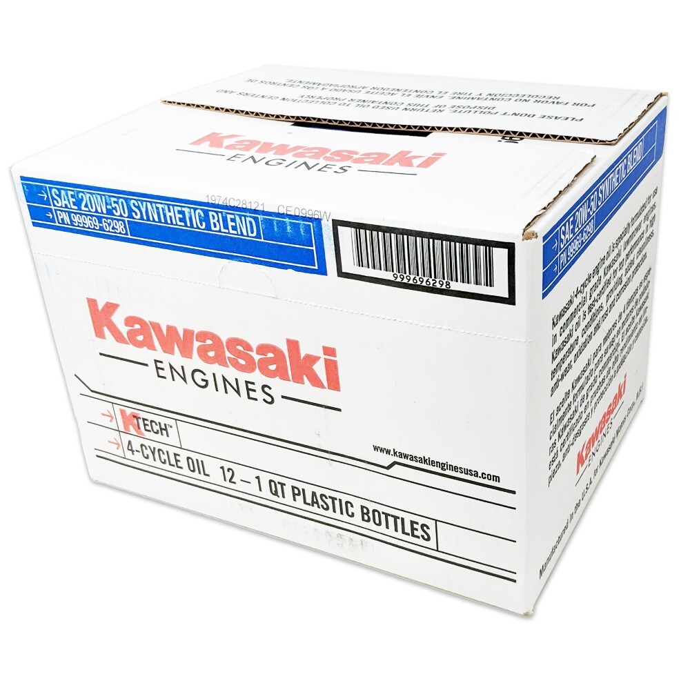 Genuine OEM Kawasaki 99969-6298 4-Cycle 20W50 Engine Oil (1Qt