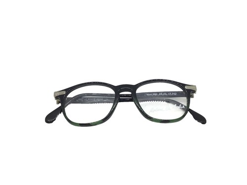 Vintage Refurbished Eyeglasses | Round Plastic Frame Grey  display picture 1