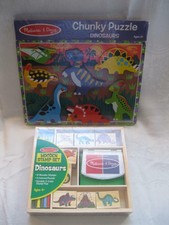 melissa and doug chunky dinosaur puzzle