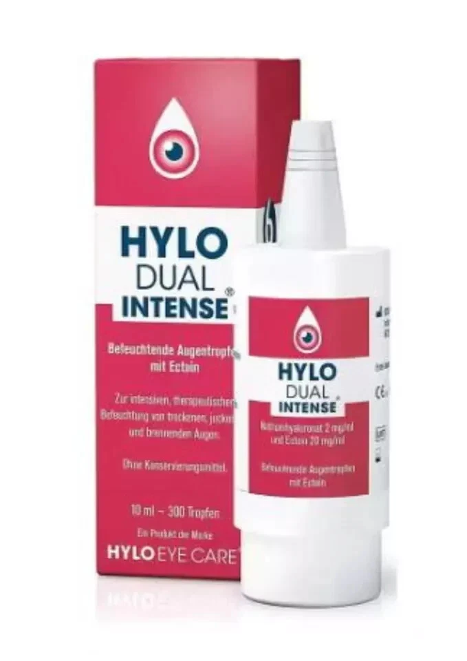 Gotas lubricantes para ojos HYLO DUAL INTENSO con ectoína Ursapharm (X 5) Foto 3 de 4