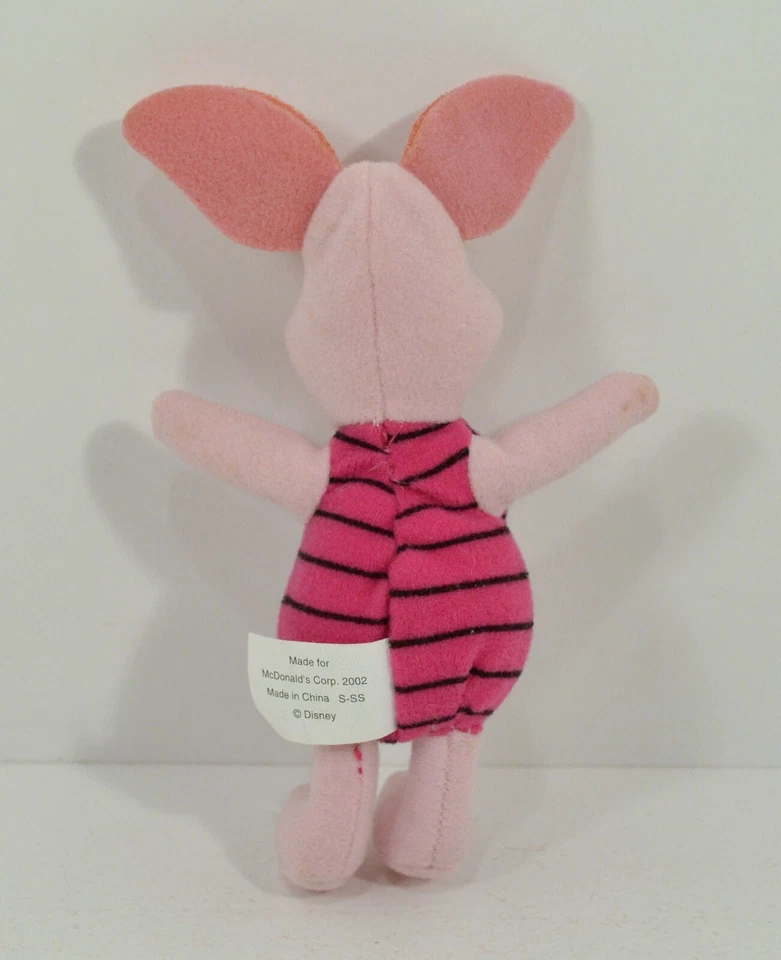Figura de acción de peluche Piglet 2002 5" McDonald's Europa Disney Winnie The Pooh Foto 4 de 4