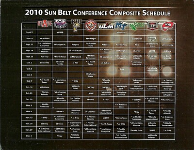 2010 Sun Belt Conference Football Media Guide