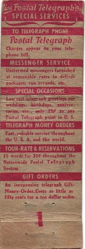 Hotel Lincoln Visit Our Famous Blue Room, New York City Vintage Matchbook Cover - 第 2/2 張圖片