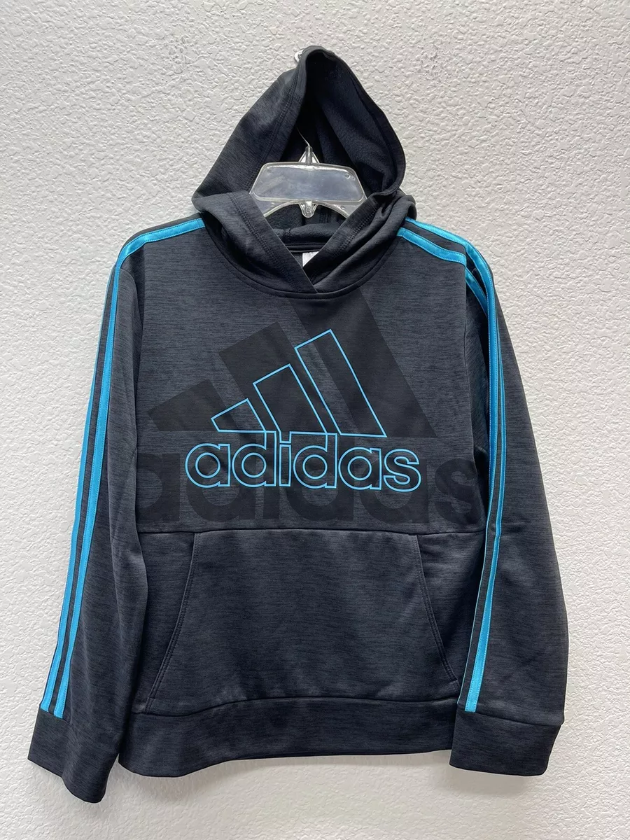 Black and blue adidas sweatshirt on sale